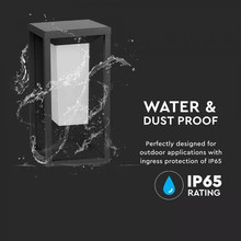 SKU 784 1W Соларна Стенна Табела SAMSUNG ЧИП Сива 3000K с марка V-TAC