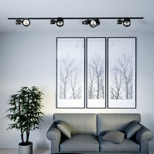 SKU 1202 23W LED Прожектор Релсов Монтаж Черно Тяло Кръг 5000K с марка V-TAC