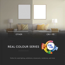 SKU 1235 33W LED COB CRI>95 Прожектор Релсов Монтаж Черно Тяло 5000K с марка V-TAC