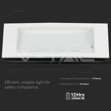 SKU 899 3.8W LED Евакуационно Тяло 6000К IP20 с марка V-TAC