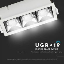 SKU 975 LED Луна SAMSUNG ЧИП - 12W Рефлектор UGR<19 12' 2700K с марка V-TAC