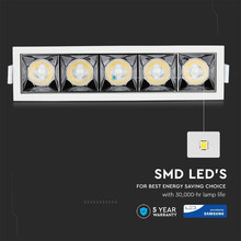 SKU 979 LED Луна SAMSUNG ЧИП - 20W Рефлектор UGR<19 12' 5700K с марка V-TAC
