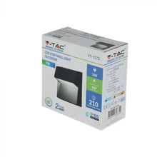 SKU 1398 3W LED Осветление За Стъпала Черно Тяло Квадрат 3000К с марка V-TAC