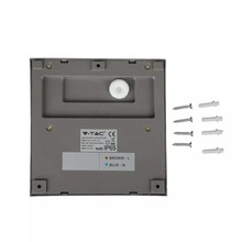 SKU 1401 3W LED Осветление За Стъпала Сиво Тяло Квадрат 4200К с марка V-TAC