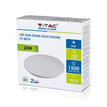 Плафон за таван 20W 3000K Кръгла SKU 1431 V-TAC