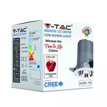 SKU 1482 10W LED COB Хотелски Луни 24D 4000K с марка V-TAC