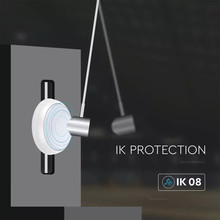 Плафон със соларен панел 15W IP65 3 в 1 сменяем спектърфон с дистанционно и сензор SKU 7613 V-TAC