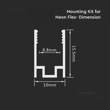 SKU 2527 Алуминиум Профил За Neon Flex с марка V-TAC