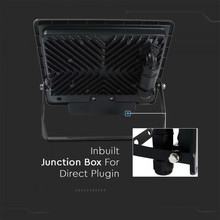 LED Прожектор с PIR сензор 50W 4000К SAMSUNG ЧИП Черно Тяло SKU 20266 V-TAC