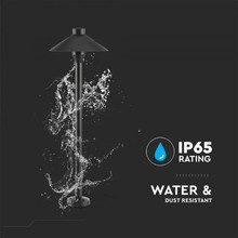 SKU 20317 Тяло С Колче За Земя Черно 7W IP65 4000K с марка V-TAC