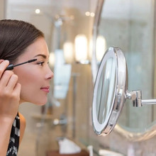 SKU 6628 3 LED Огледало За Стена 4xAAA Батерия Никел Тяло D:17СМ с марка V-TAC