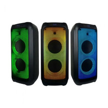 40W Rechargeable  Speaker With One Wired Microphone RF Control & Handle  2*8 inch