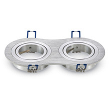 SKU 3602 2*GU10 Корпус Луна Кръг Алуминий с марка V-TAC