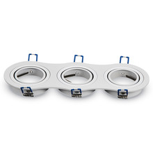 SKU 3603 3*GU10 Корпус Луна Кръг Бяла с марка V-TAC