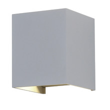 6W Wall Lamp With Bridglux Chip Grey Body Square IP65 4000K 