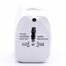 UNIVERSAL ADAPTOR WITHOUT OVERLOAD PROTECTION, DOUBLE BLISTER PACKAGE