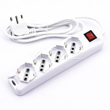 SKU 8711 1.5M EXTENSION SOCKET W/ 1 SWITCH (POLYBAG+CARD) 4 PIN - WHITE с марка V-TAC