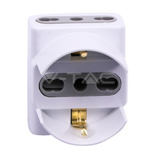SKU 8724 16A ADAPTOR PLUG (POLYBAG+CARD) 2PIN- WHITE с марка V-TAC