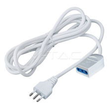 SKU 8730 5M EXTENSION CABLE SINGLE PLUG 10A (POLYBAG WITH CARD PACKAGE) - WHITE с марка V-TAC