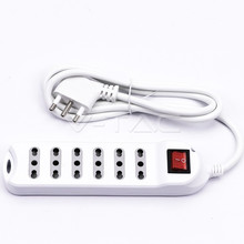 SKU 8742 1.5M BASIC EXTENSION SOCKET W/ SWITCH (POLYBAG+CARD) 6 PIN - WHITE с марка V-TAC
