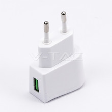 USB Travel Adaptor With Double Blister Package White