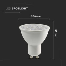 LED Крушка GU10 6.5W 3000К 10° SAMSUNG ЧИП SKU 2120026 V-TAC