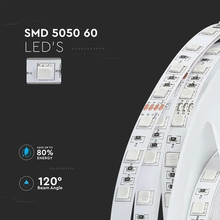 SKU 212431 LED Лента SMD5050 - 60/1 24V 3000K IP20 с марка V-TAC