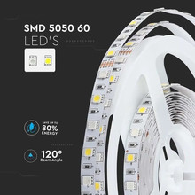 SKU 212553 LED Лента 5050 - 60/1 12V IP20 RGB + 3000K с марка V-TAC
