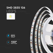 SKU 212595 LED Лента SMD2835 - 126/1 24V IP20 6500K 137LM/W с марка V-TAC