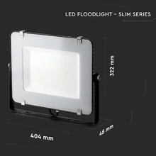 LED Прожектор 150W 6500К 120LM/W SAMSUNG ЧИП Черно Тяло SKU 21773 V-TAC