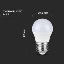 LED Крушка Е27 6.5W SAMSUNG ЧИП G45 4000K SKU 21867 V-TAC