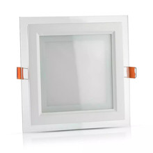 SKU 4746 18W LED Панел Стъклено Тяло - Квадратен Модул 3000K с марка V-TAC