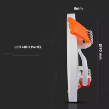 SKU 4932 8W LED Frameless Панел Кръг 4200K с марка V-TAC