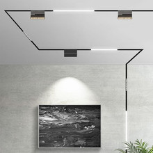 SKU 7965 10*2W Магнитен Линеен Спот Кардан 4000K Черен 24V с марка V-TAC