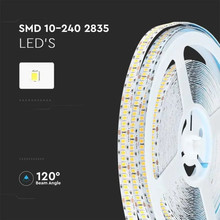 SKU 21321 LED Лента SAMSUNG ЧИП 2835 240/1 24V IP20 4000K с марка V-TAC