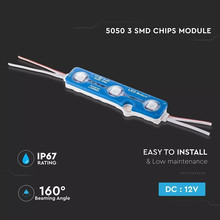 SKU 5119 LED Модул 3LED SMD5050 Green IP67 с марка V-TAC