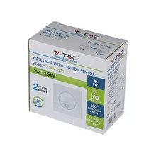 SKU 5570 3W LED Луна За Стена Със Сензор 4200K с марка V-TAC