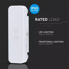 SKU 5571 Микровълнов Датчик За Движение Бял с марка V-TAC