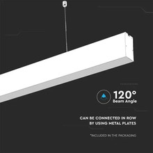 SKU 21376 LED Линейно Осветление SAMSUNG ЧИП - 40W Висящо Бяло Тяло 4000К 1200x35x67mm с марка V-TAC
