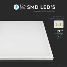 SKU 6600 LED Панел 25W 600x600mm 160LM/W Външен Монтаж 3000K с марка V-TAC