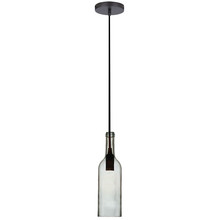 Bottle Pendant Light Transparent 