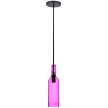 Bottle Pendant Light Rose 