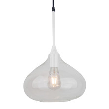 Pendant Light Modern White Glass Sleek   Ф280мм