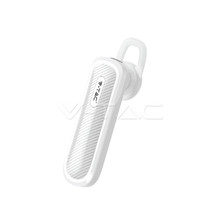 SKU 7701 Bluetooth Слушалка 70mAh Бяла с марка V-TAC