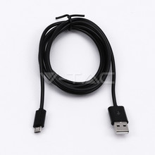 SKU 8448 Micro USB Кабел 1.5M Черен с марка V-TAC