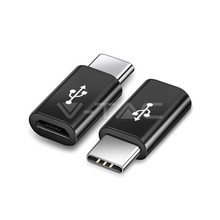 Micro USB To Type C Adaptor Black