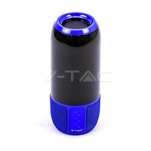 2*3W LED Bluetooth Speaker With USB&TF Card Slot Blue