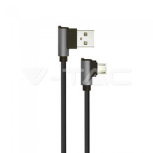 SKU 8635 1 M Micro USB Кабел Черен - Diamond Серия с марка V-TAC