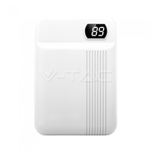 SKU 8851 Външна Батерия 10000 ma/H Бяла с марка V-TAC