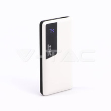 SKU 8870 Външна Батерия 10K Mah Дисплей USB Type C Бяла с марка V-TAC